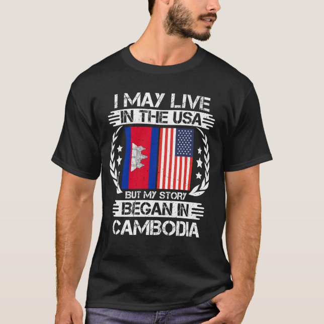 Camiseta Mi Historia Comenzó En Camboya (Anverso)