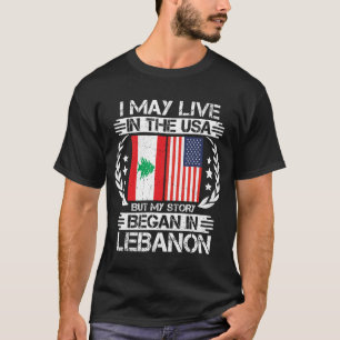 Camiseta Mi Historia Comenzó En El Líbano