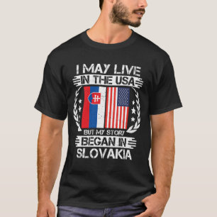 Camiseta Mi Historia Comenzó En Eslovaquia