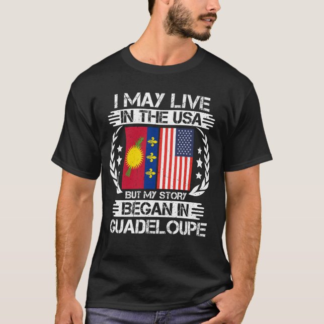 Camiseta Mi Historia Comenzó En Guadalupe (Anverso)