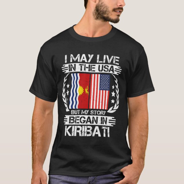 Camiseta Mi Historia Comenzó En Kiribati (Anverso)