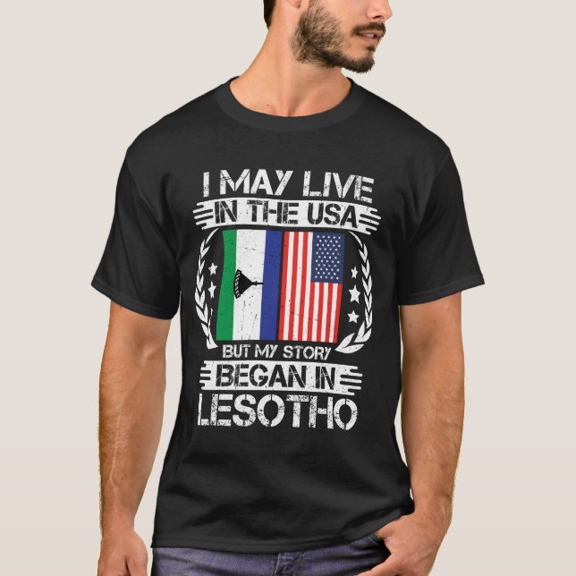 Camiseta Mi Historia Comenzó En Lesoto (Anverso)