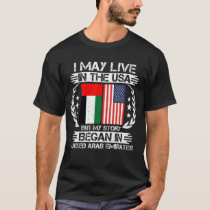 Camiseta Mi Historia Comenzó En Los Emiratos Árabes Unidos