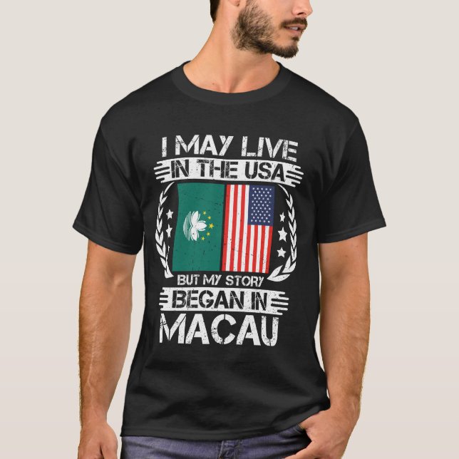 Camiseta Mi Historia Comenzó En Macao (Anverso)