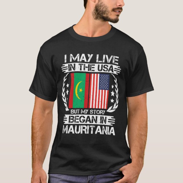 Camiseta Mi Historia Comenzó En Mauritania (Anverso)