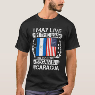 Camiseta Mi Historia Comenzó En Nicaragua