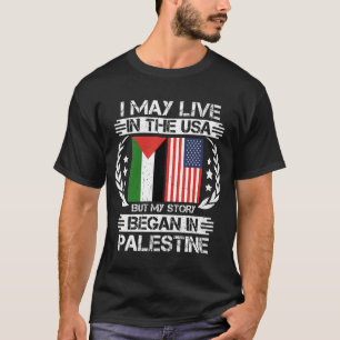 Camiseta Mi Historia Comenzó En Palestina