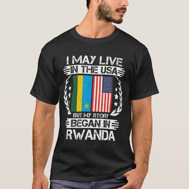 Camiseta Mi Historia Comenzó En Ruanda (Anverso)