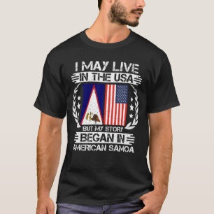 Camiseta Mi Historia Comenzó En Samoa Americana