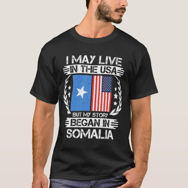 Camiseta Mi Historia Comenzó En Somalia (Anverso)