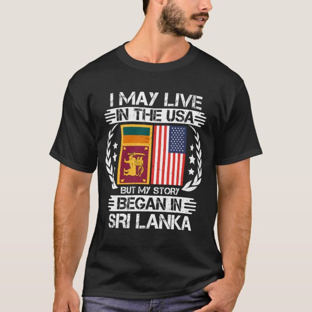 Camiseta Mi historia comenzó en Sri Lanka (Anverso)