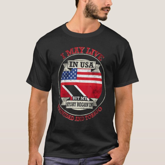 Camiseta Mi Historia Comenzó En Trinidad Y Tobago (Anverso)