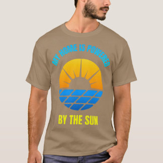 Camiseta Mi hogar está alimentado por el sol 7