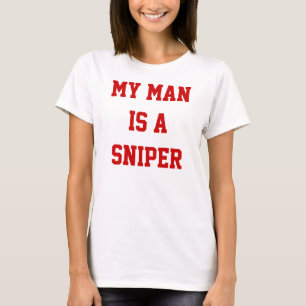 Camiseta Mi hombre es un francotirador