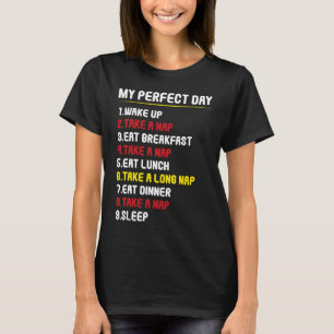Camiseta Mi Hora Perfecta De Nap Para Los Perezosos