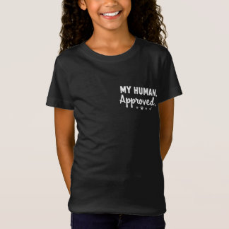 Camiseta Mi humano aprobado