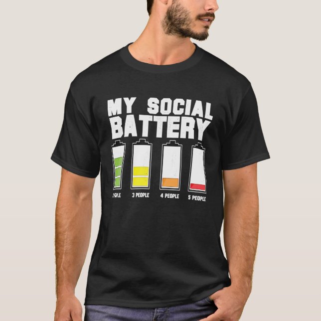 Camiseta Mi idea de batería social para hombres y mujeres i (Anverso)