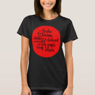 Camiseta Mi idea de que los Navidades capean el viejo o el 