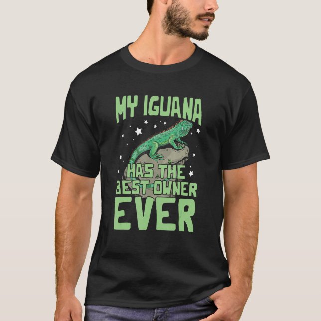 Camiseta Mi Iguana Tiene La Mejor Cita Del Propietario Para (Anverso)