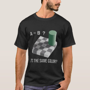 Camiseta Mi Ilusión Óptica De Camisas Tramadas En El Cerebr