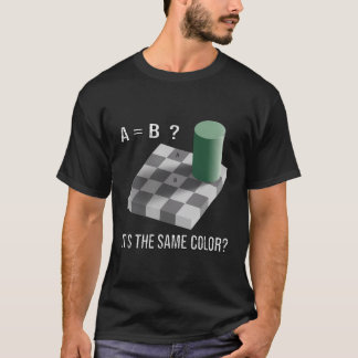Camiseta Mi Ilusión Óptica De Camisas Tramadas En El Cerebr