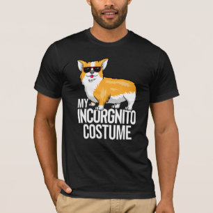 Camiseta Mi Incorgnito Costume Perro Corgi Mujeres Perros H