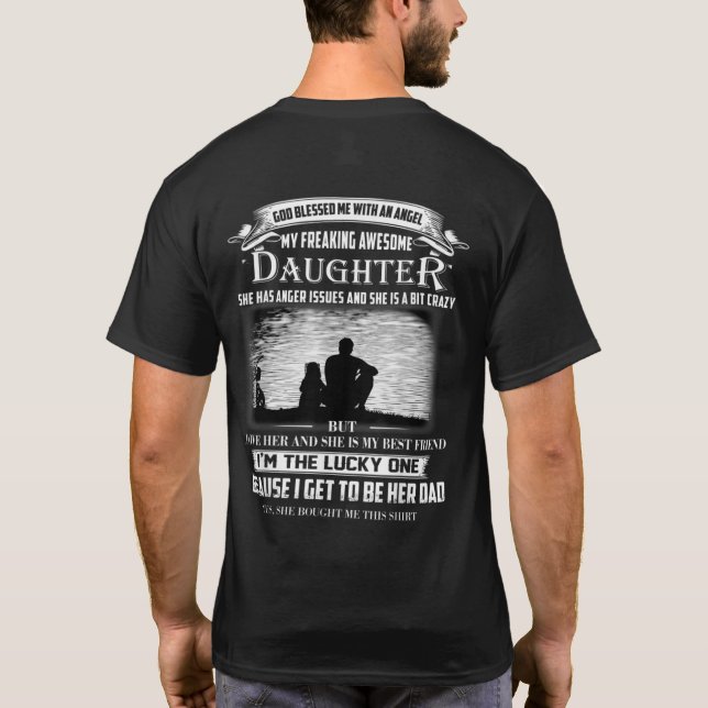 Camiseta Mi increíblemente genial hija me compró esta camis (Reverso)