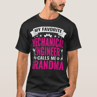 Camiseta Mi ingeniero mecánico favorito me llama abuela E