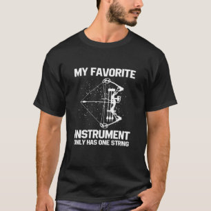 Camiseta Mi Instrumento Favorito Sólo Tiene Un Arco De Cad