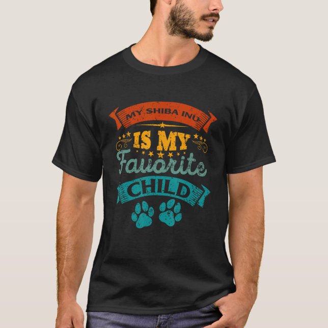 Camiseta Mi Inu Shiba Es Mi Hum Familiar Gracioso Infantil  (Anverso)