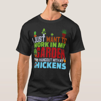 Camiseta Mi Jardín de Hangout Mis Pollos