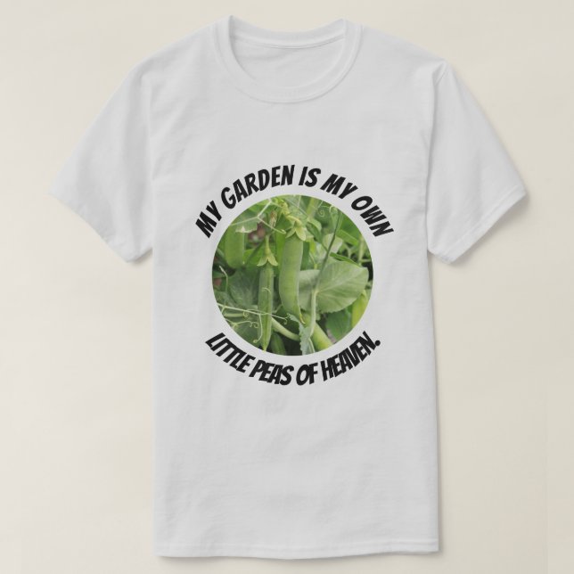 Camiseta Mi jardín es mis guisos del cielo (Diseño del anverso)