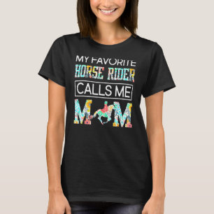 Camiseta Mi jinete favorito me llama Día de la Madre