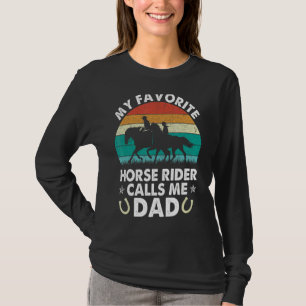 Camiseta Mi jinete favorito me llama Día del Padre