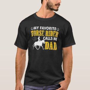 Camiseta Mi jinete favorito me llama Día del Padre