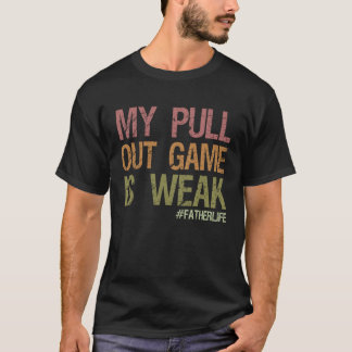 Camiseta Mi juego de sacar es débil primer anuncio de embar