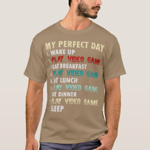 Camiseta Mi juego de video perfecto para el día divertido G