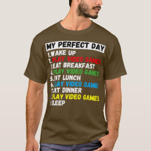 Camiseta Mi juego de video perfecto para el día Funny Guay