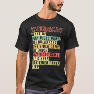Camiseta Mi juego de video perfecto para juegos de azar