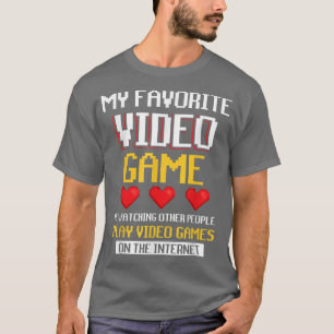 Camiseta Mi Juego De Videos Favoritos Es Ver A La Gente Jug