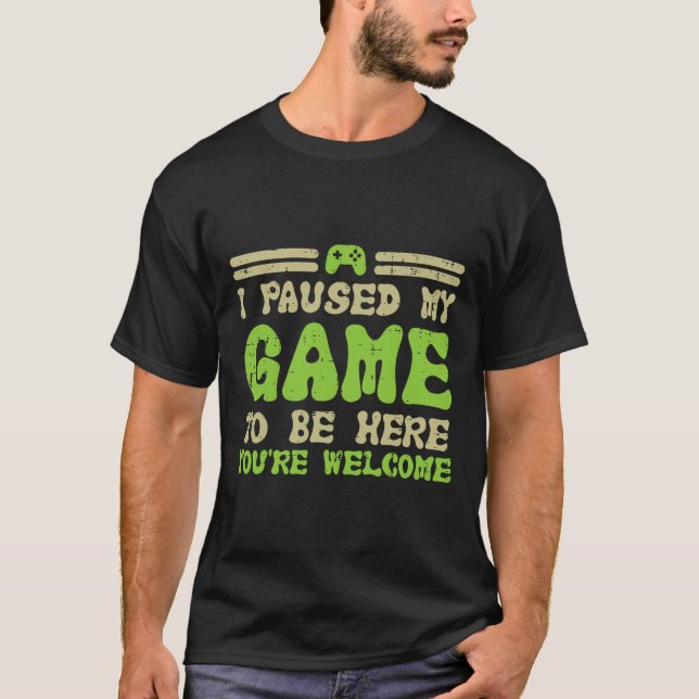 Camiseta Mi Juego Para Estar Aquí Divertidos Jugadores De V (Anverso)