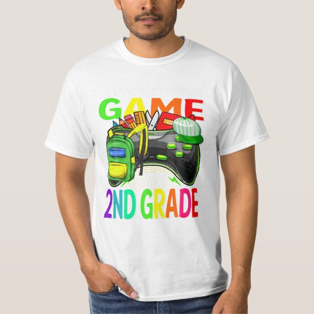 Camiseta Mi juego para juegos de 2º grado (Anverso)