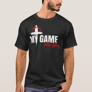 Camiseta Mi juego su gloria Jesús el regalo del atleta cris