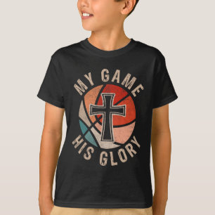 Camiseta Mi Juego Su Gloria Sketll Fe Cruz