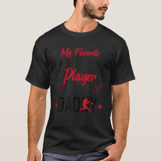Camiseta mi jugador de béisbol favorito me llama papi baseb