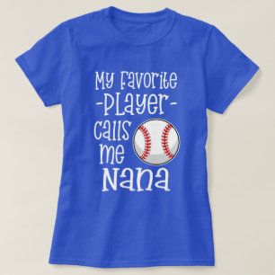 Camiseta Mi jugador de béisbol preferido me llama regalo de