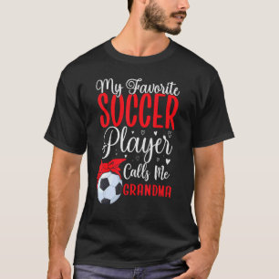 Camiseta Mi jugador de fútbol favorito me llama "abuela Cut