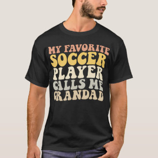 Camiseta Mi jugador de fútbol favorito me llama abuelo dive