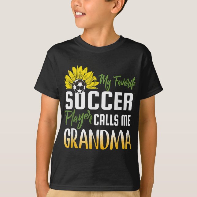 Camiseta Mi jugador de fútbol favorito me llama Sunflow de  (Anverso)