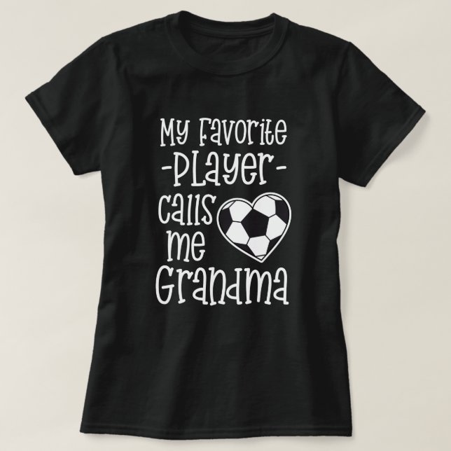 Camiseta Mi jugador de fútbol preferido me llama regalo de (Diseño del anverso)